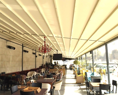 Kuşadası Tente Pergola, Otomatik Tente Pergola Modeli 1