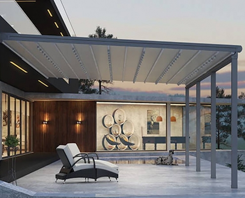 Kuşadası Tente Pergola, Otomatik Tente Pergola Modeli 3