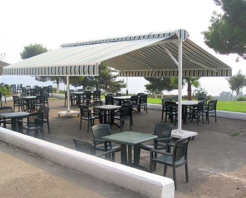 Kuşadası Tente Pergola, T-Modül Tente Modeli 2 Kuşadası Tente Pergola, T-Modül Tente Modeli 2