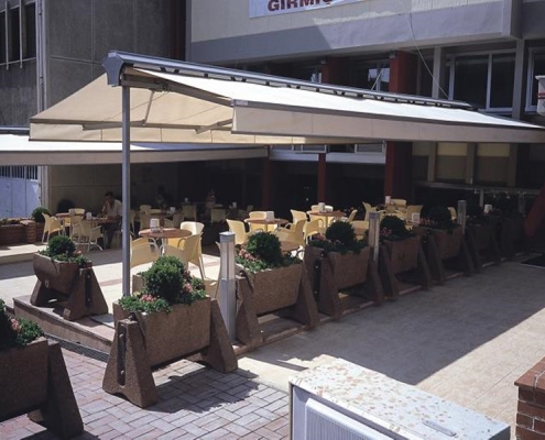 Kuşadası Tente Pergola, T-Modül Tente Modeli 4 Kuşadası Tente Pergola, T-Modül Tente Modeli 4