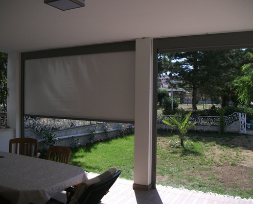 Kuşadası Tente Pergola, Zip Perde Model 1
