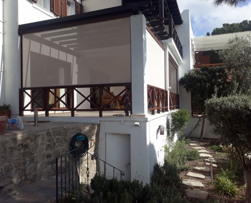 Kuşadası Tente Pergola, Zip Perde Model 4