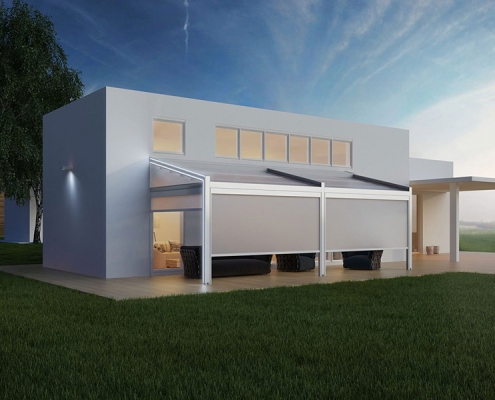 Kuşadası Tente Pergola, Zip Perde Model 5